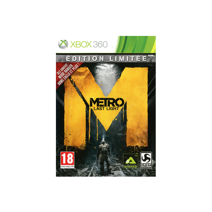 Metro : Last Light - Édition Limitée Xbox 360 d'occasion | Ordiland