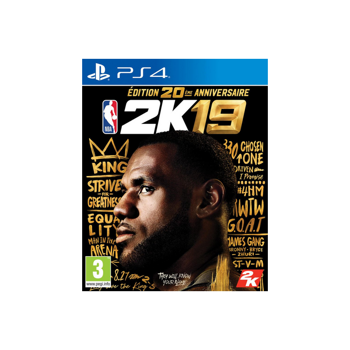 Jeux PS4 : NBA 2K19 Édition 20ème Anniversaire | Ordiland