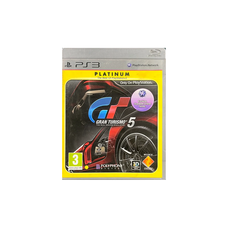 Jeux PS3 : Gran Turismo 5 Platinum - Occasion