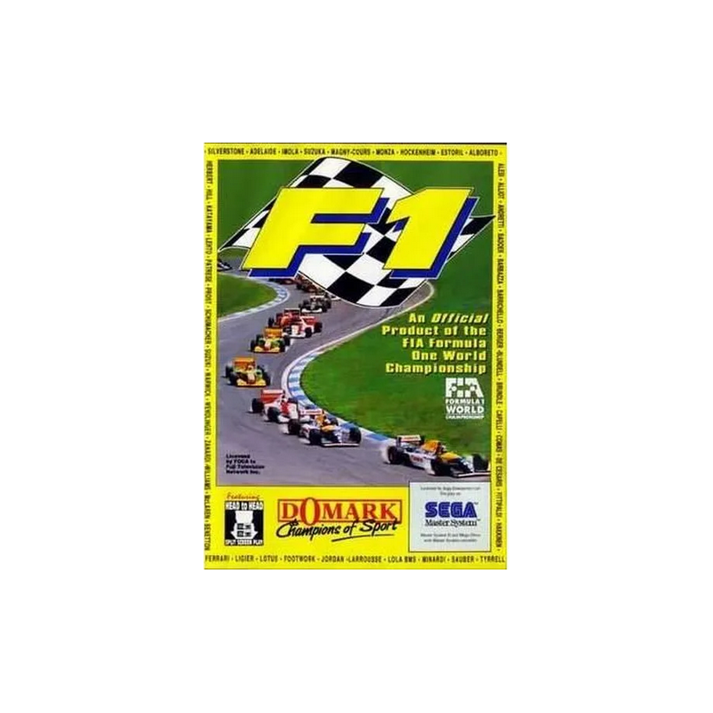 Jeux Master System : F1 - Occasion