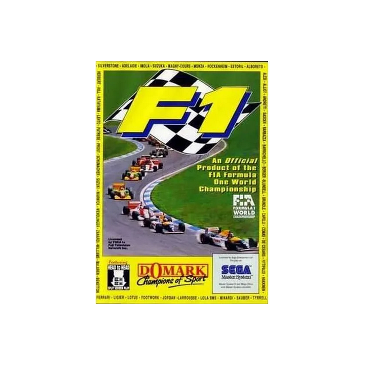 Jeux Master System : F1 - Occasion | Ordiland