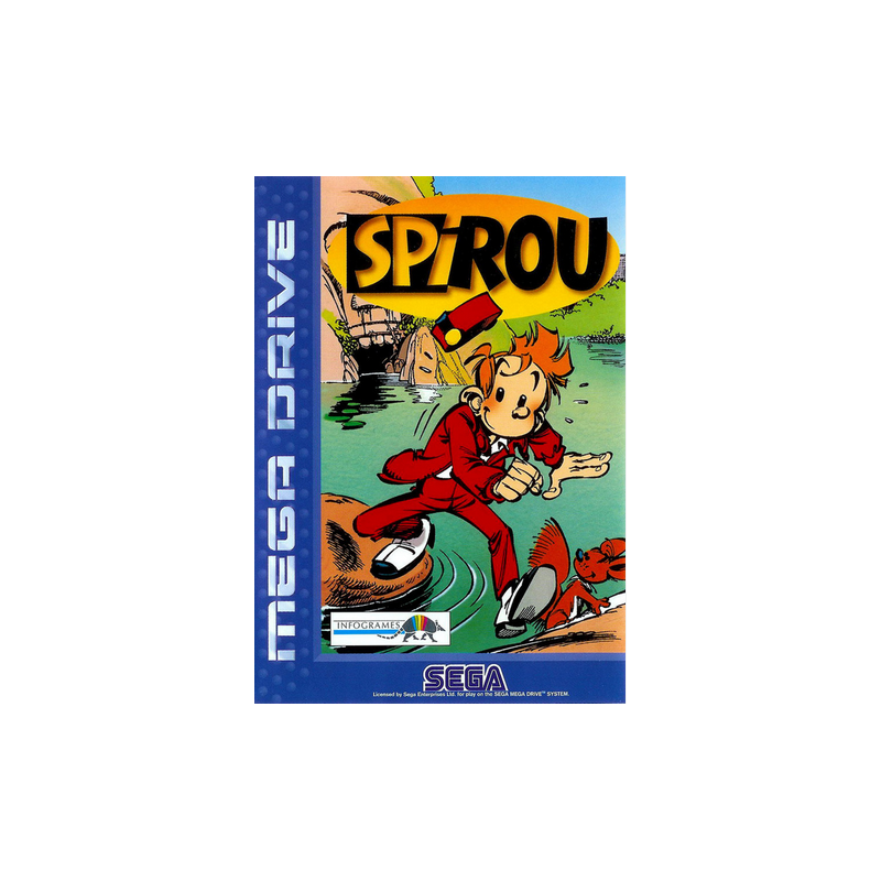 Jeux Megadrive : Spirou - Occasion