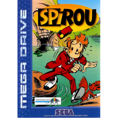 Jeux Megadrive : Spirou - Occasion