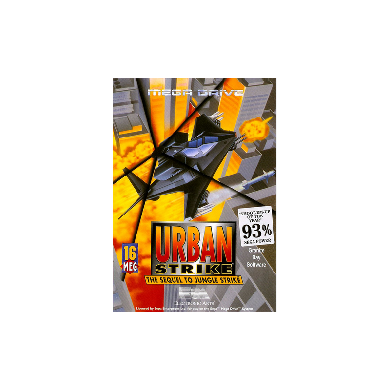 Jeux Megadrive : Urban Strike - Occasion