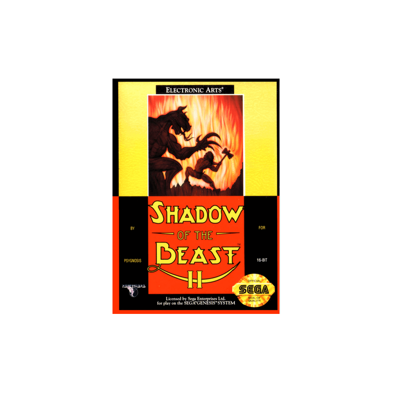 Jeux Genesis : Shadow of the Beast II - Occasion