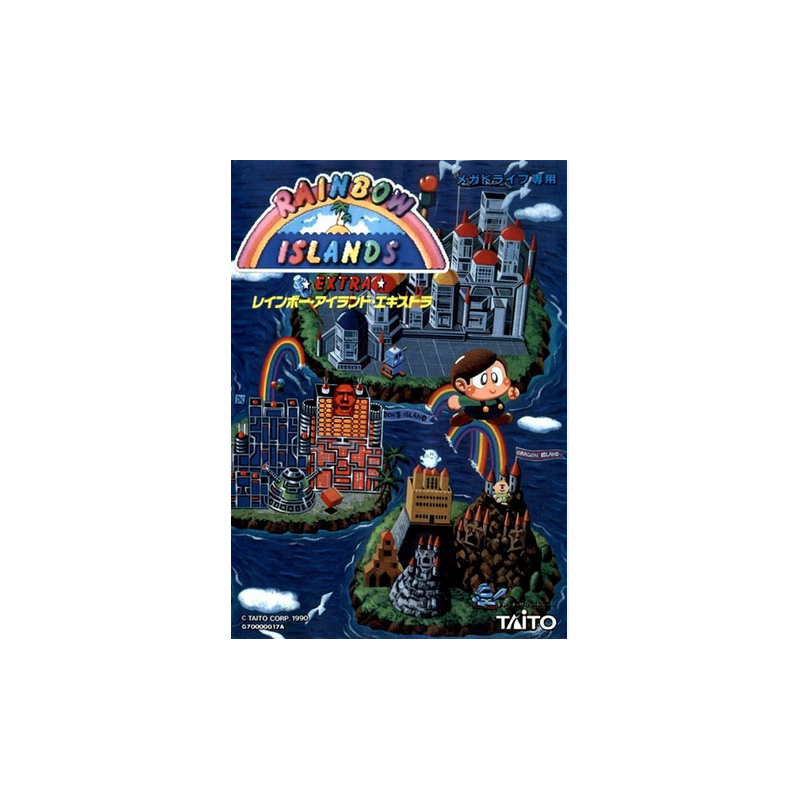 Jeux Megadrive : Rainbow Islands Extra Cartmod - Occasion