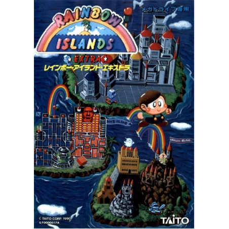 Jeux Megadrive : Rainbow Islands Extra Cartmod - Occasion