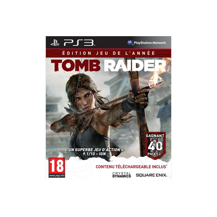 Jeux PS3 : Tomb Raider Édition Jeu de L'Année | Ordiland