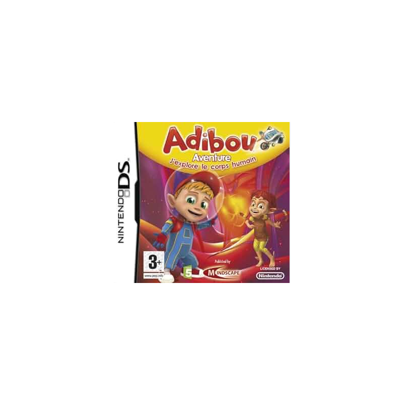 Jeux DS : Adibou Aventure j'Explore le Corps Humain - Occasion