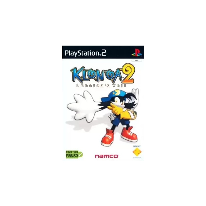 Jeux PS2 : Klonoa 2 Lunatea's Veil - Occasion