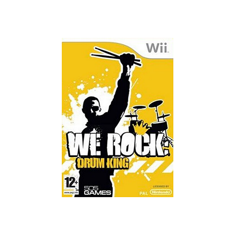 Jeux Wii : We Rock Drum King - Occasion