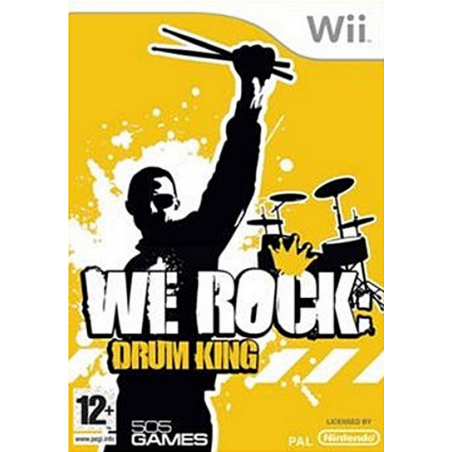 Jeux Wii : We Rock Drum King - Occasion