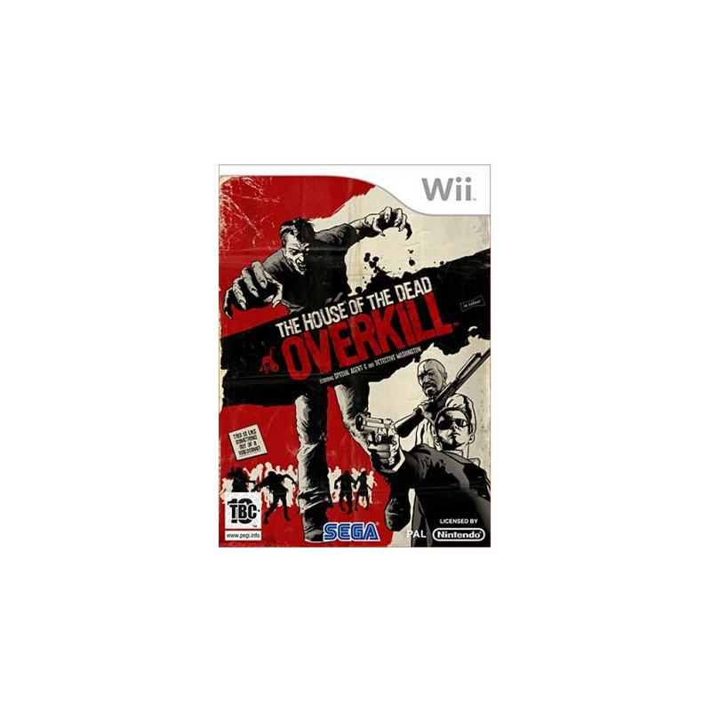 Jeux Wii : The House of the Dead Overkill - Occasion