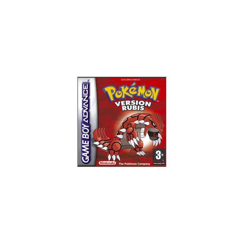 Jeux Game-Boy-Advance : Pokémon Version Rubis (Loose) - Occasion