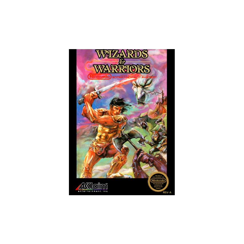 Jeux NES : Wizards & Warriors (Loose) - NES