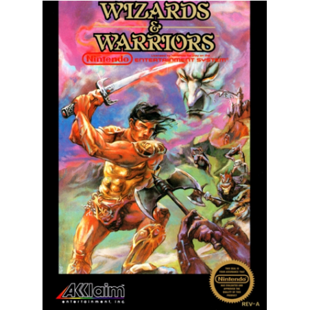 Jeux NES : Wizards & Warriors (Loose) - NES