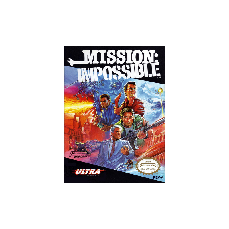 Jeux NES : Mission Impossible (Loose) - Occasion