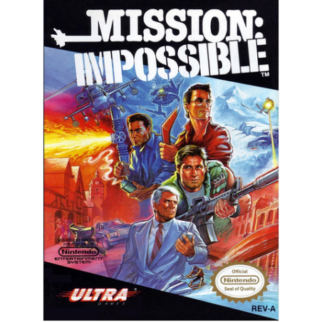 Jeux NES : Mission Impossible (Loose) - Occasion