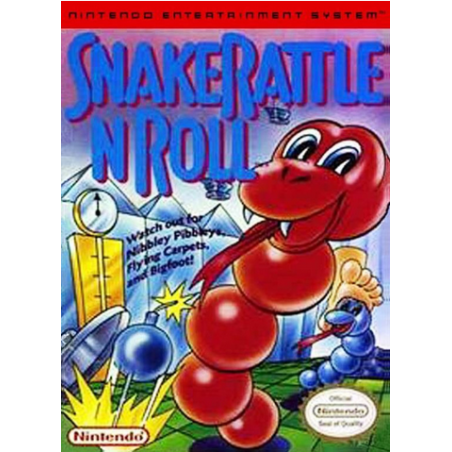 Jeux NES : Snake Rattle N Roll (Loose) - Occasion