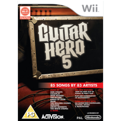 Jeux Wii : Guitar Hero 5  -...