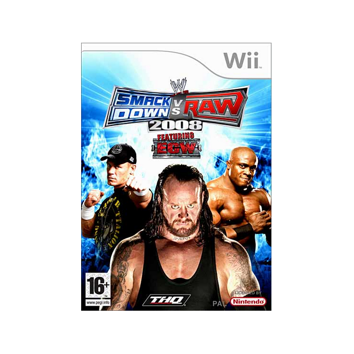 Jeux Wii : WWE SmackDown VS Raw 2008 Featuring ECW | Ordiland