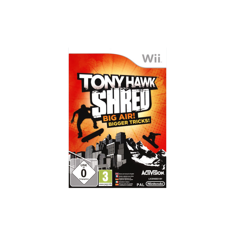 Jeux Wii : Tony Hawk Shred - Occasion