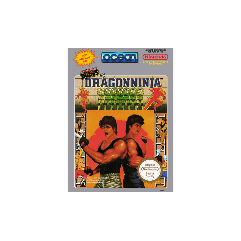 Jeux NES : Bad Dudes VS Dragon Ninja (Loose) - Occasion