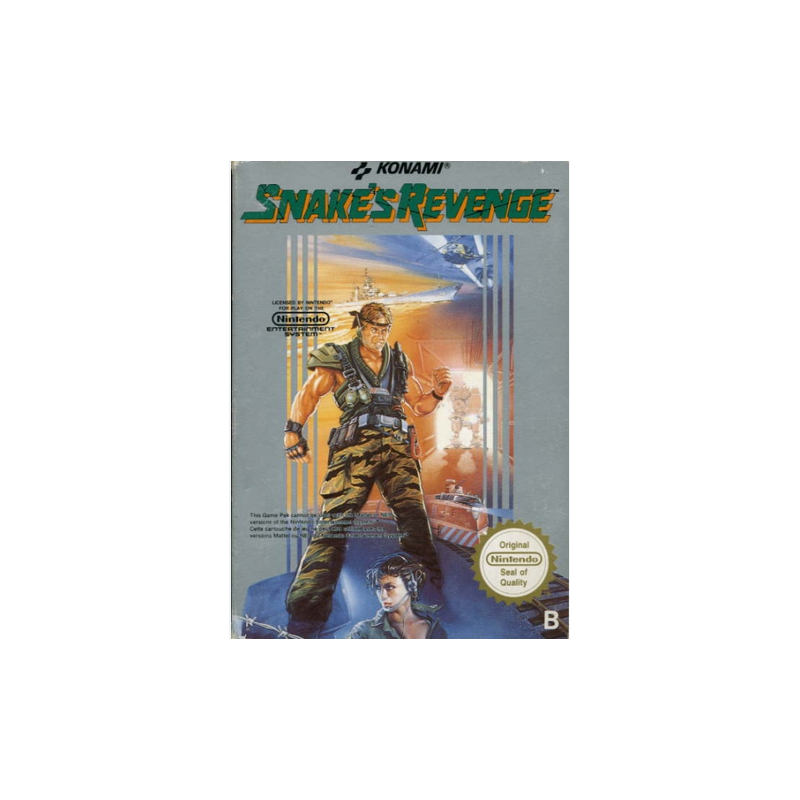 Jeux NES : Snake's Revenge + Notice (Loose) - Occasion