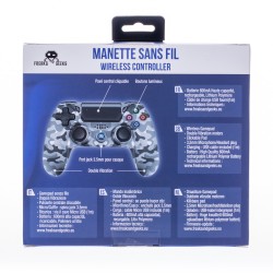 Manette Sans Fil Bluetooth WHITE CAMO clair pour PS4
