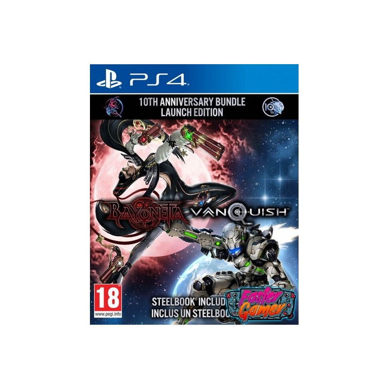 Steelbook PS4 : Bayonetta + Vanquish 10th Anniversary - Complet