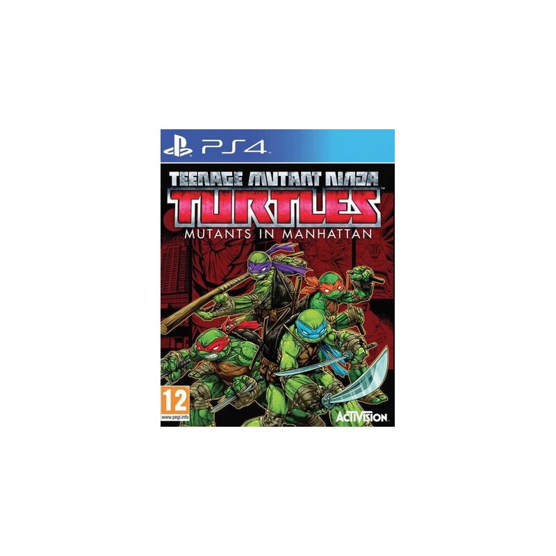 Jeux PS4 : Teenage Mutant Ninja Turtles: Des Mutants à Manhattan - Remastered - Occasion