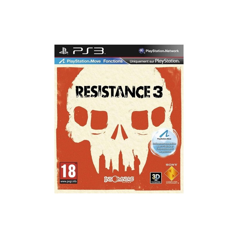 Steelbook PS3 : Resistance 3 - Sans Jeu