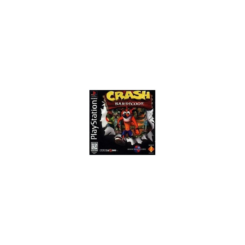 Jeux PS1 : Crash Bandicoot (Black Label + Demo) - Occasion