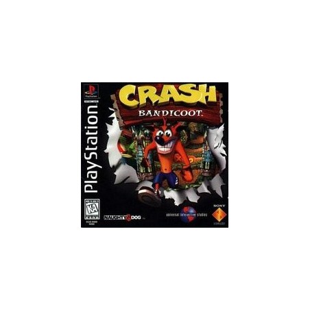 Jeux PS1 : Crash Bandicoot (Black Label + Demo) - Occasion