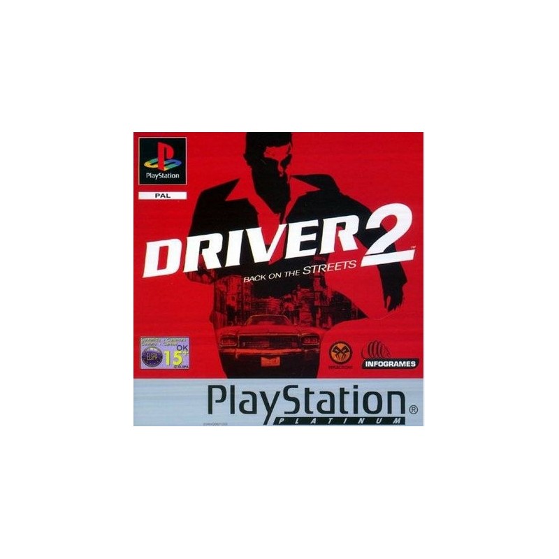 Jeux PS1 : Driver 2 Back on the Streets (Platinum - Complet) - Occasion