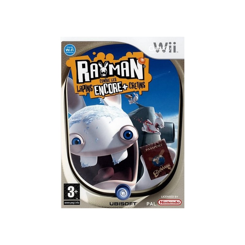 Jeux Wii : Rayman Contre les Lapins Encore + Cretins - Occasion
