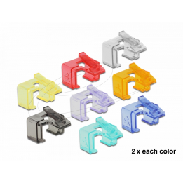 Delock RJ45 Repair Clip 16 pièces | Ordiland