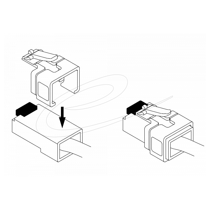 Delock RJ45 Repair Clip 16 pièces | Ordiland