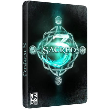 Steelbook X-Box 360 : Sacred 3 - Sans Jeu