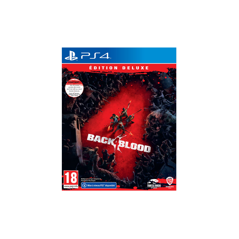 Steelbook PS4 : Back 4 Blood Deluxe Edition - Avec Jeu