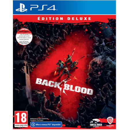 Steelbook PS4 : Back 4 Blood Deluxe Edition - Avec Jeu