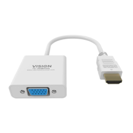 Vision - Adaptateur Blanc HDMI vers VGA | Ordiland