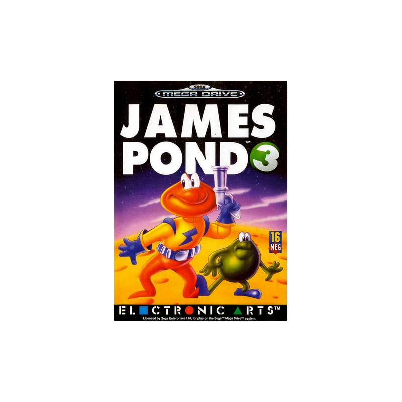 Jeux Megadrive : James Pond 3 (Complet) - Occasion