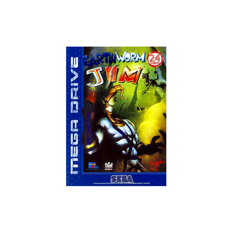 Jeux Megadrive : Earthworm Jim (Complet) - Occasion