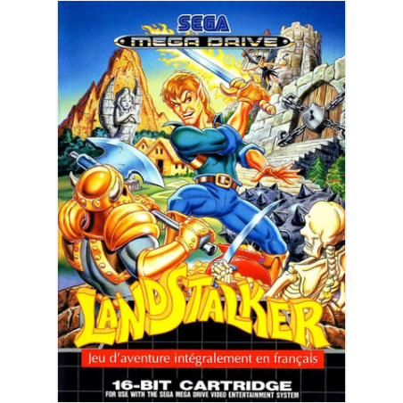 Jeux Megadrive : Landstalker: Le Trésor du Roi Nole (Complet) - Occasion