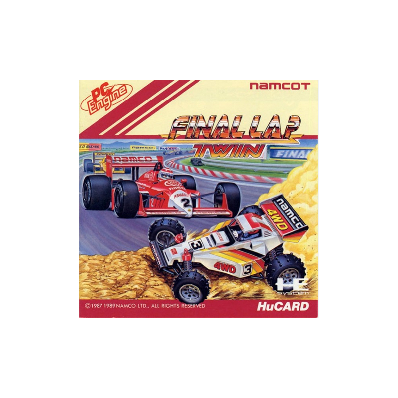 Jeux PC Engine HuCARD : Final Lap Twin - Occasion