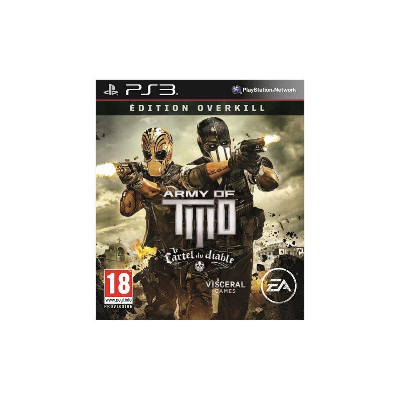 Jeux PS3 : Army of Two The Devil's Cartel Overkill Edition - Occasion