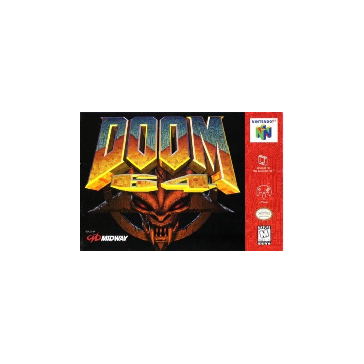 Jeux Nintendo 64 : Doom 64 Version US (Jeu + Notice) | Ordiland