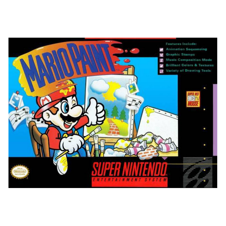 Jeux Super-Nintendo : Mario Paint - Occasion | Ordiland