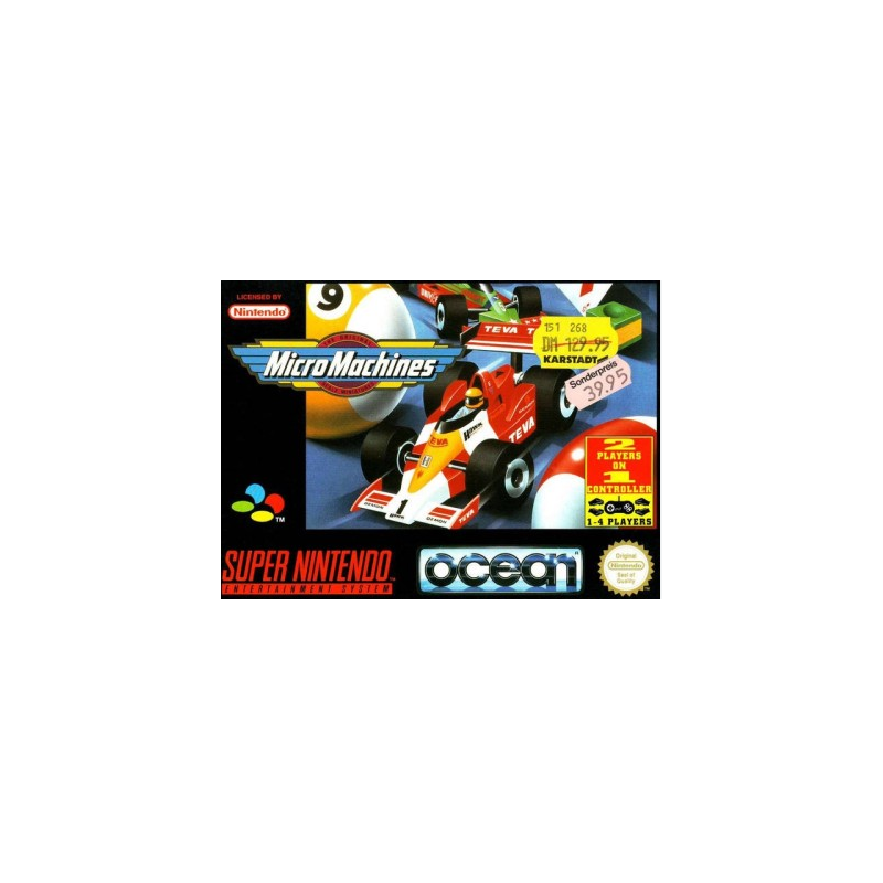 Jeux Super-Nintendo : Micro Machines - Occasion